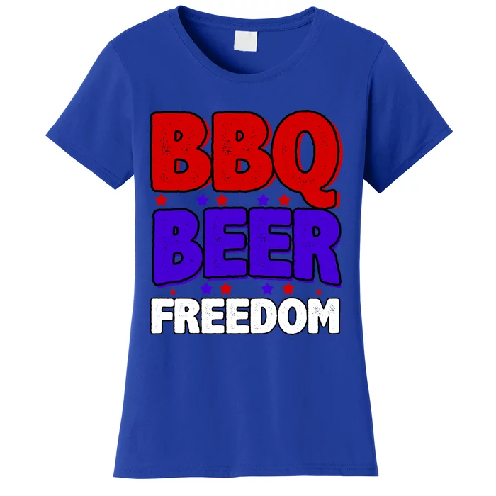 Bbq Beer Freedom Gift Women's T-Shirt