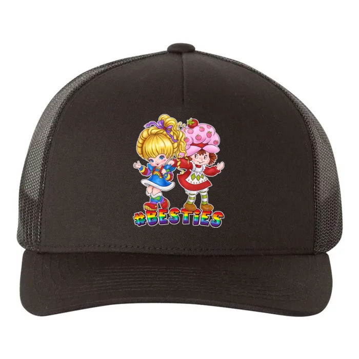 Besties Best Friends Classic TV Show Yupoong Adult 5-Panel Trucker Hat