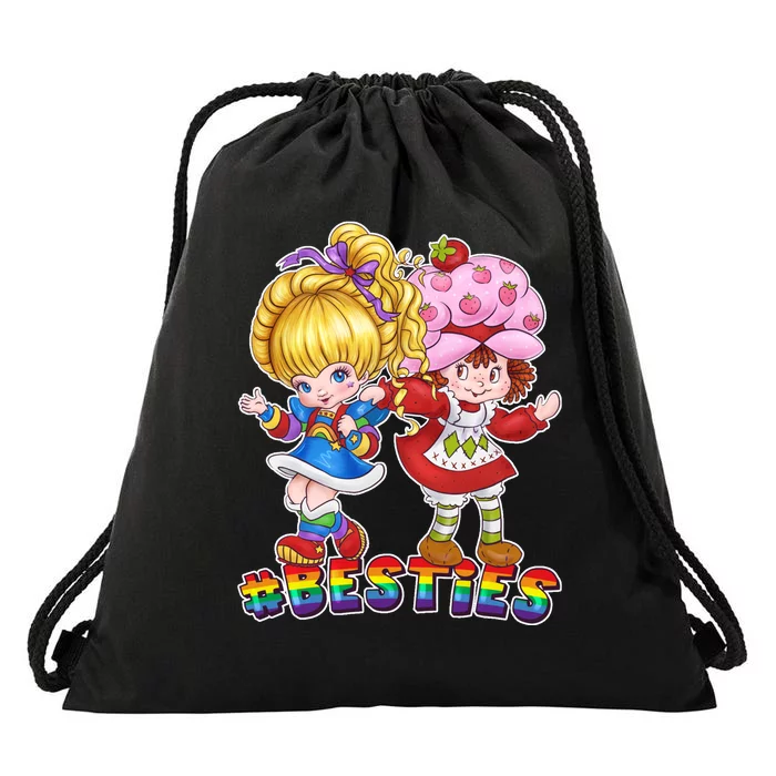 Besties Best Friends Classic TV Show Drawstring Bag