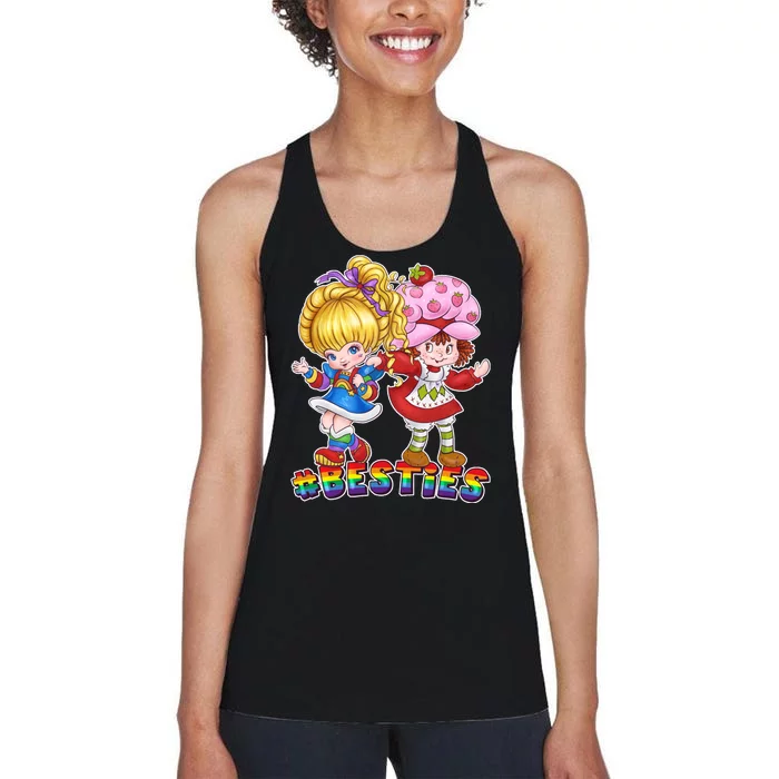 Besties Best Friends Classic TV Show Women's Racerback Tank