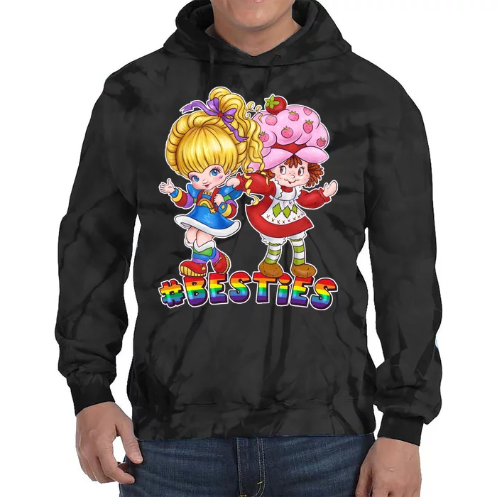 Besties Best Friends Classic TV Show Tie Dye Hoodie