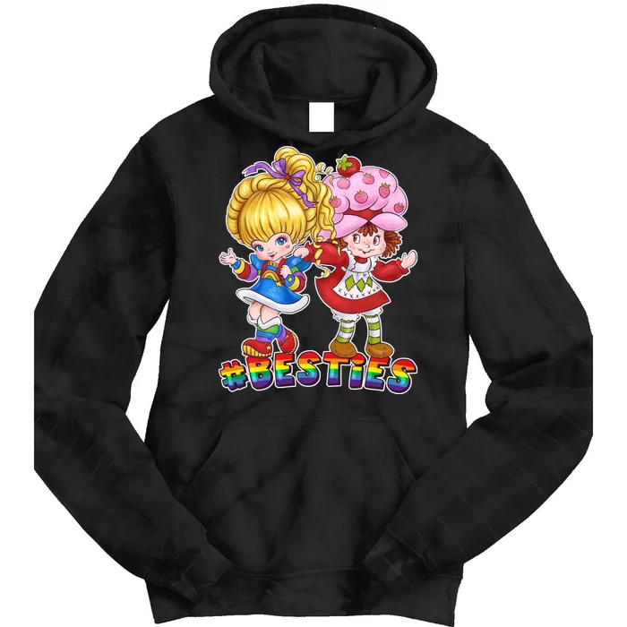 Besties Best Friends Classic TV Show Tie Dye Hoodie