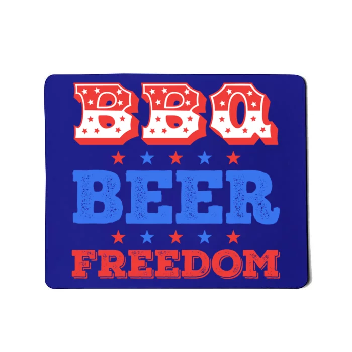 Bbq Beer Freedom Usa Patriotic 4th Of July Cute Gift Mousepad