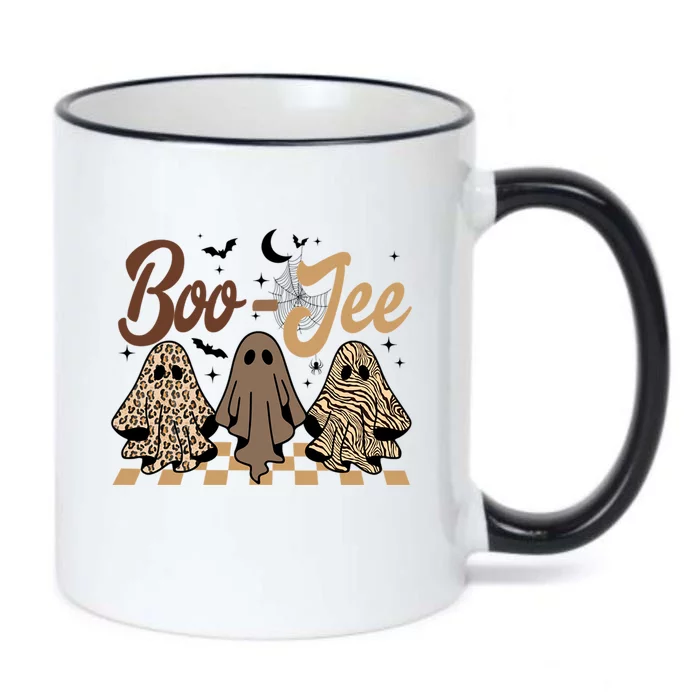 Boujee BooJee Fall Retro Halloween Ghost Spooky Vibes Gift Black Color Changing Mug