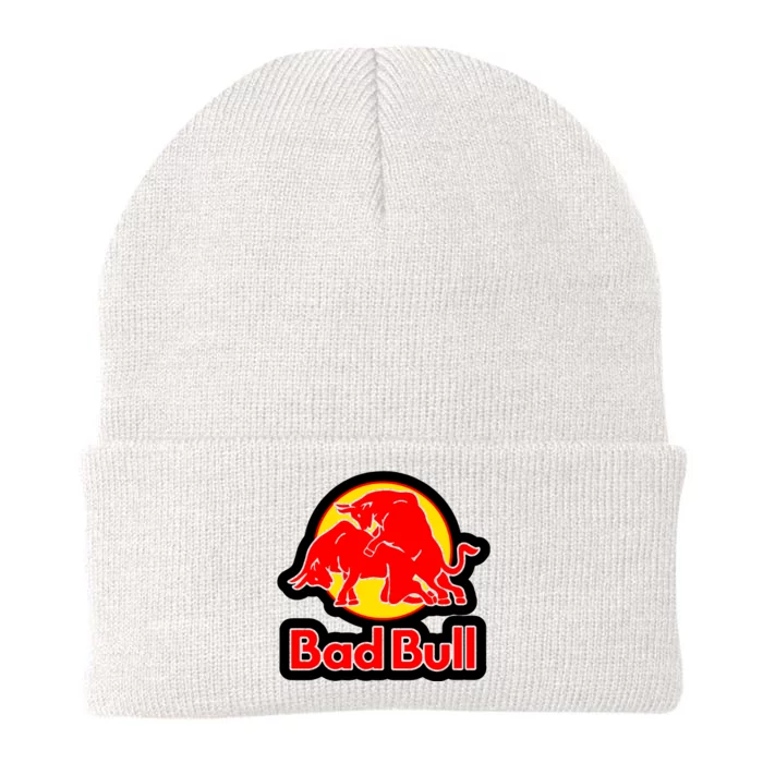 Bad Bull Funny Adult Humor Knit Cap Winter Beanie