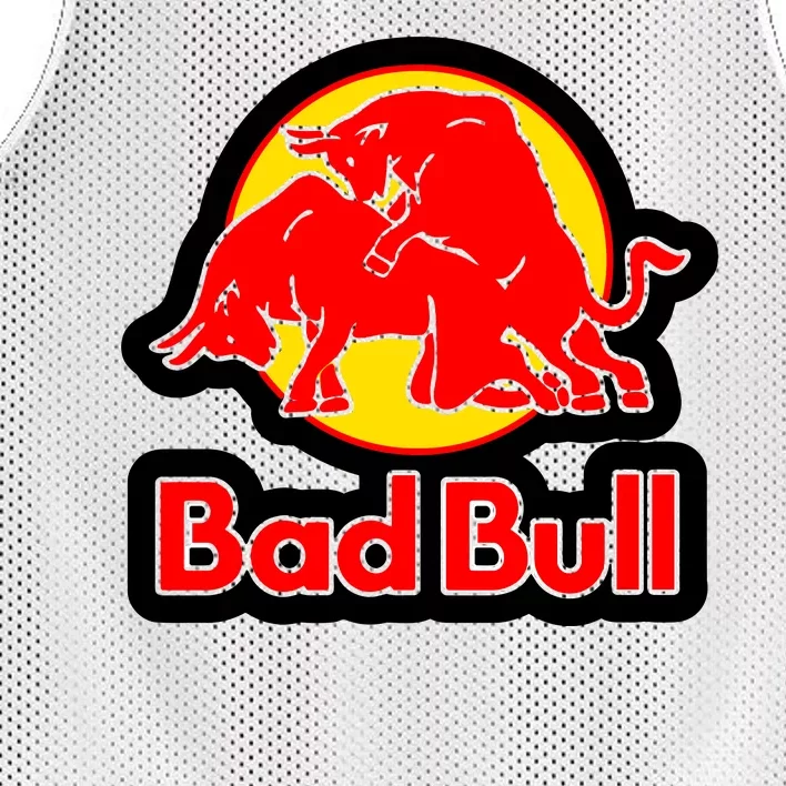 Bad Bull Funny Adult Humor Mesh Reversible Basketball Jersey Tank