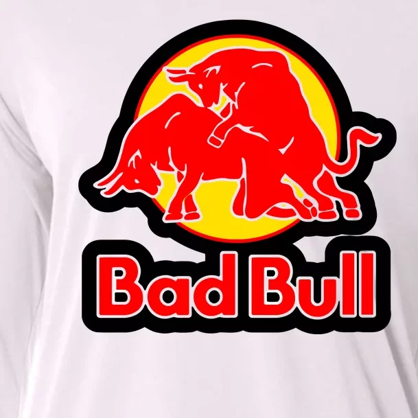 Bad Bull Funny Adult Humor Cooling Performance Long Sleeve Crew