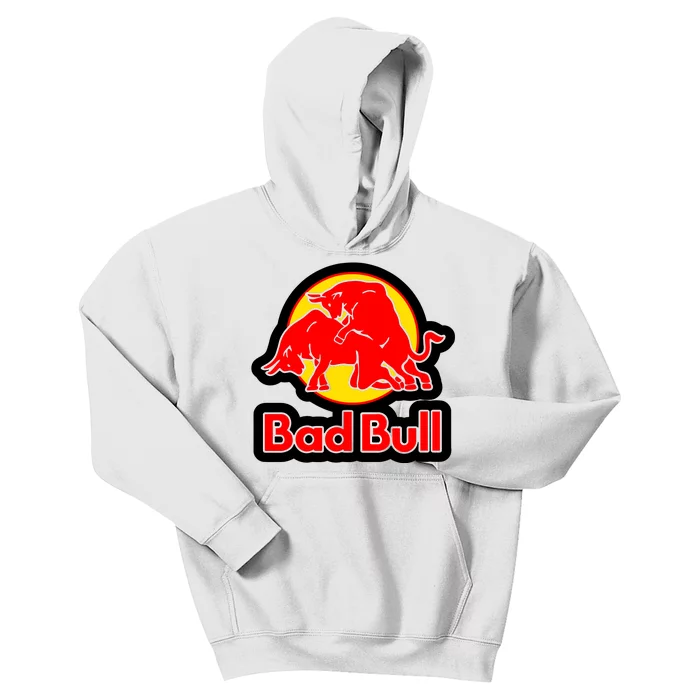 Bad Bull Funny Adult Humor Kids Hoodie