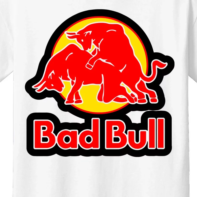 Bad Bull Funny Adult Humor Kids T-Shirt