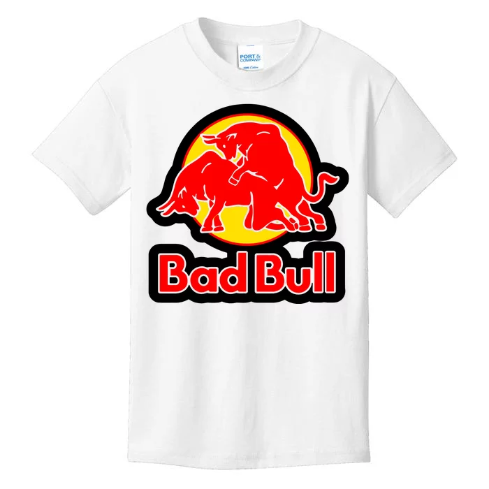 Bad Bull Funny Adult Humor Kids T-Shirt