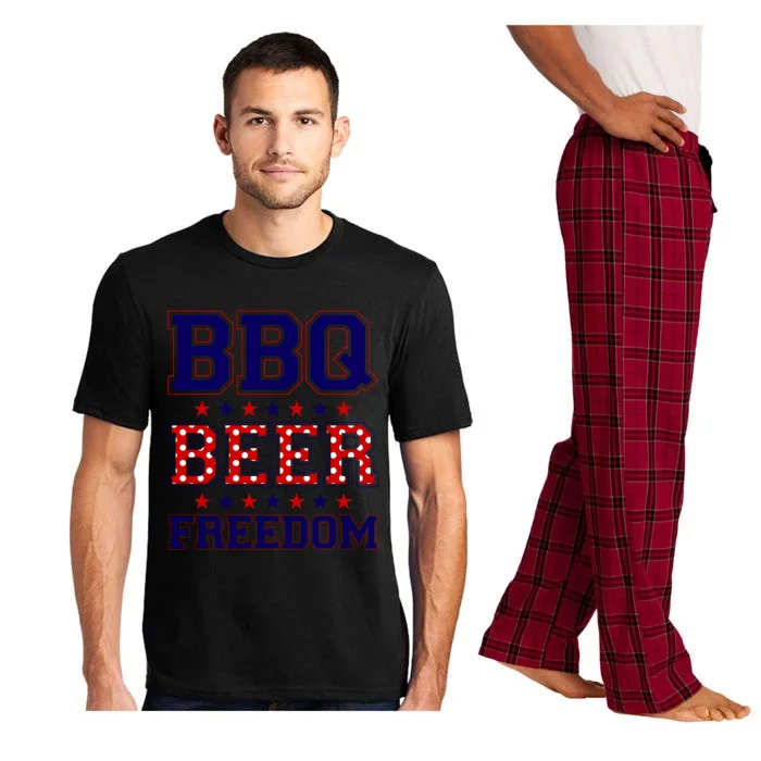 Bbq Beer Freedom Gift Pajama Set