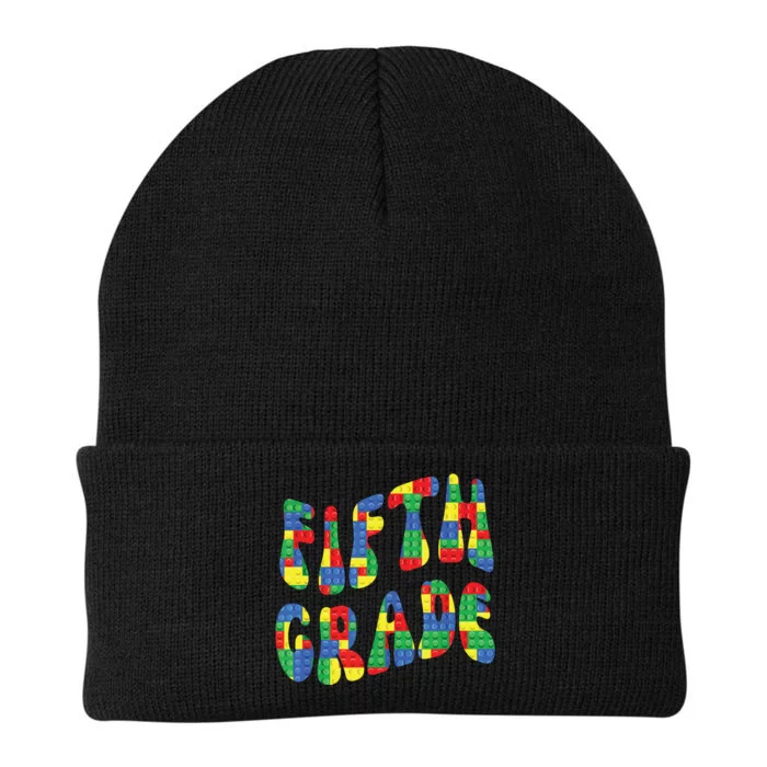 Building Bricks Fifth Grade 5 Boy Teacher Master Builder Knit Cap Winter Beanie