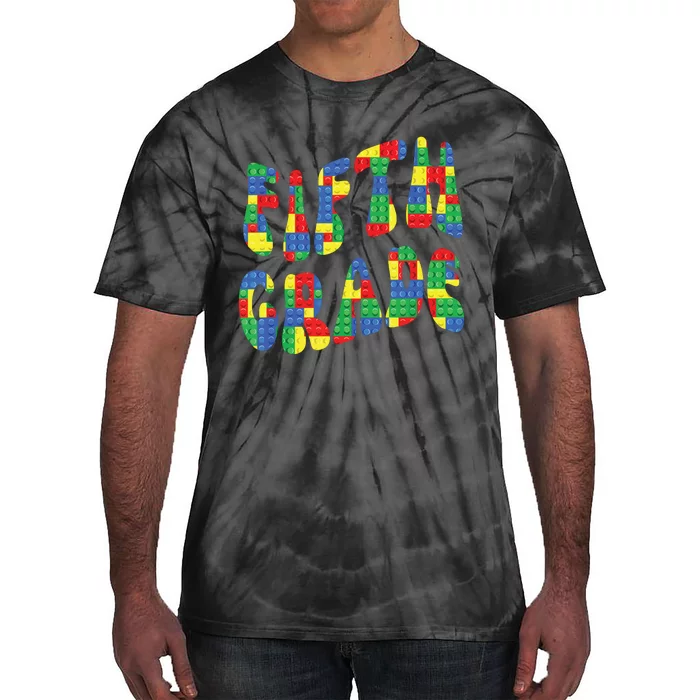 Building Bricks Fifth Grade 5 Boy Teacher Master Builder Tie-Dye T-Shirt