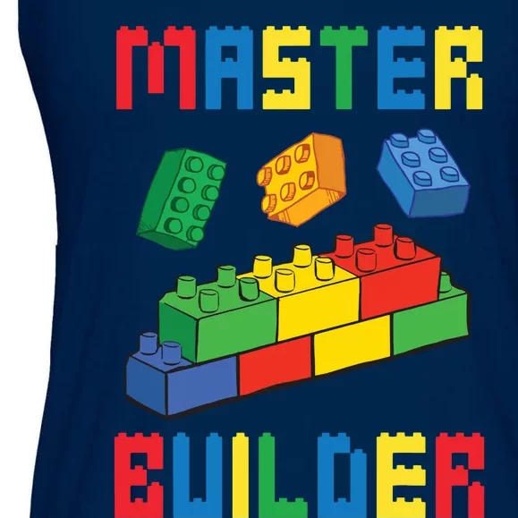 Brick Builder Funny Blocks Building Master Builder Toys Ladies Essential Flowy Tank