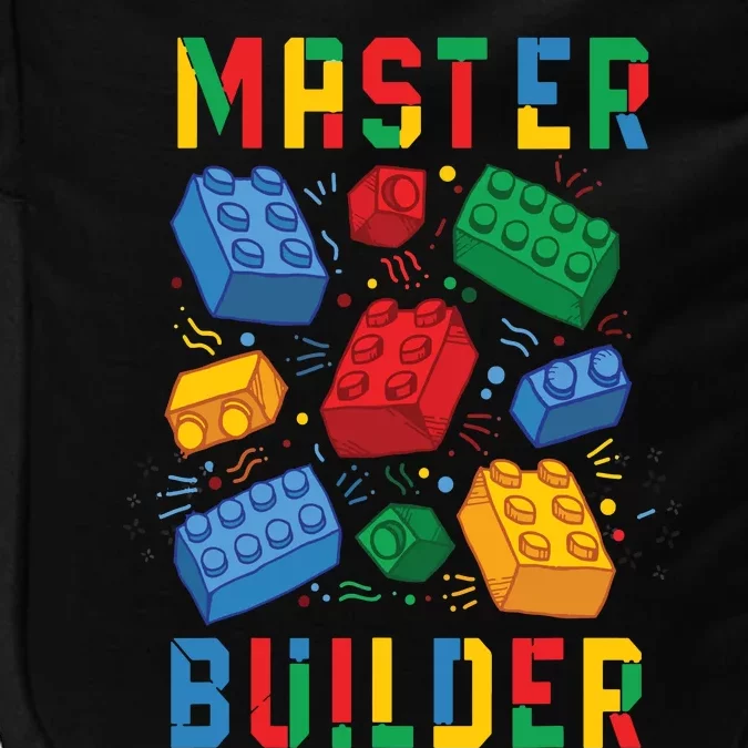 Brick Builder Funny Blocks Master Builder Impact Tech Backpack