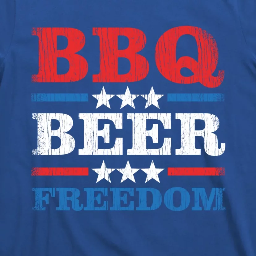 Bbq Beer Freedom Usa Party Gift T-Shirt