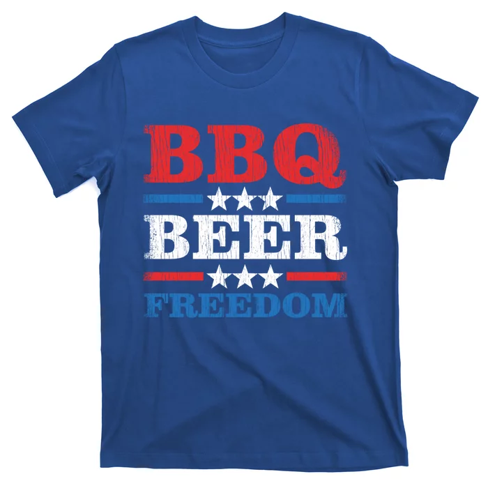 Bbq Beer Freedom Usa Party Gift T-Shirt