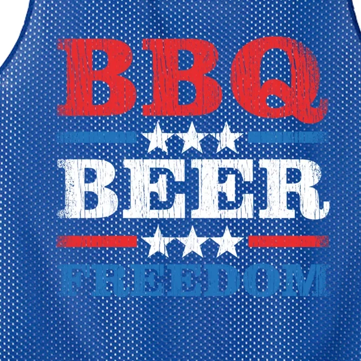 Bbq Beer Freedom Usa Party Gift Mesh Reversible Basketball Jersey Tank