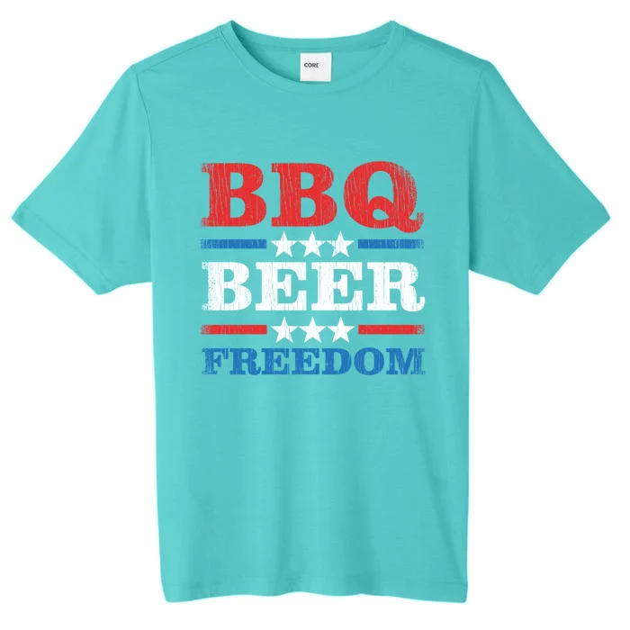 Bbq Beer Freedom Usa Party Gift ChromaSoft Performance T-Shirt