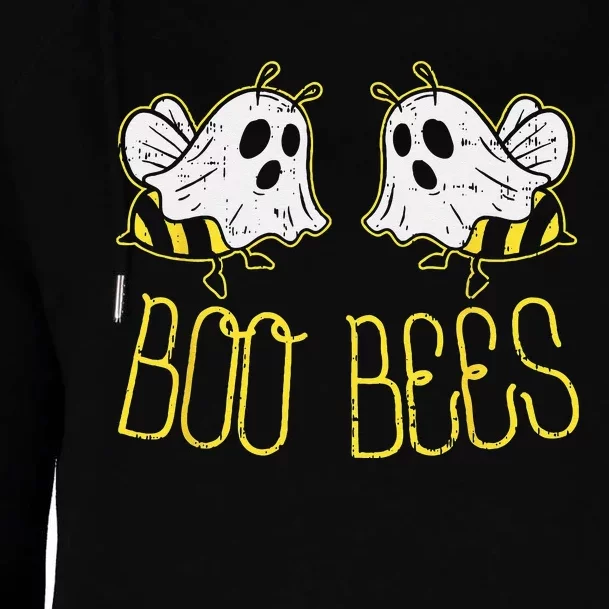 Boo Bees Funny Couples Halloween Costume For Adult Her Womens Funnel Neck Pullover Hood