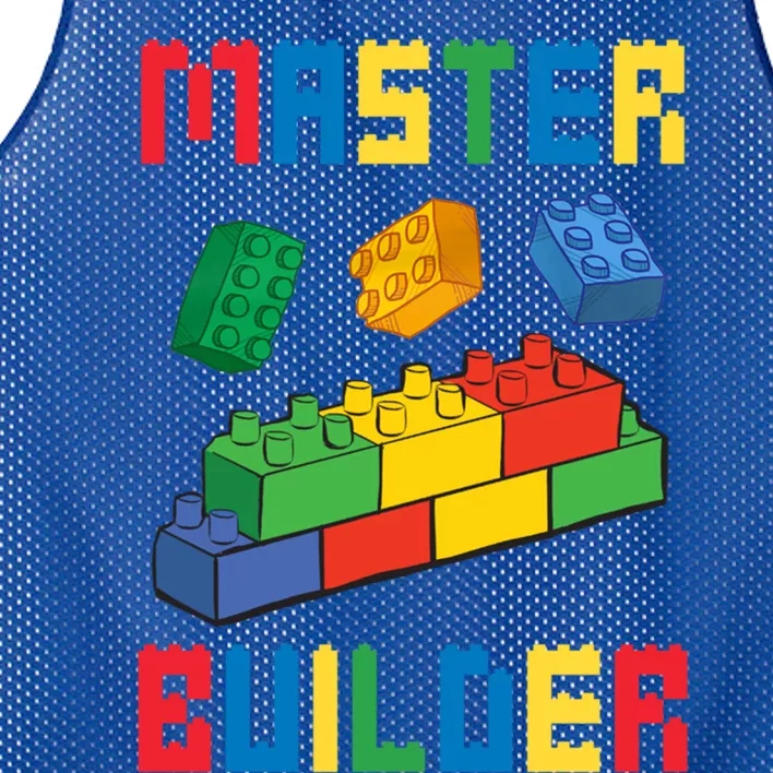 Brick Builder Funny Blocks Building Master Builder Toys Cute Gift Mesh Reversible Basketball Jersey Tank