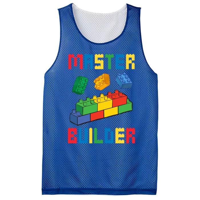 Brick Builder Funny Blocks Building Master Builder Toys Cute Gift Mesh Reversible Basketball Jersey Tank