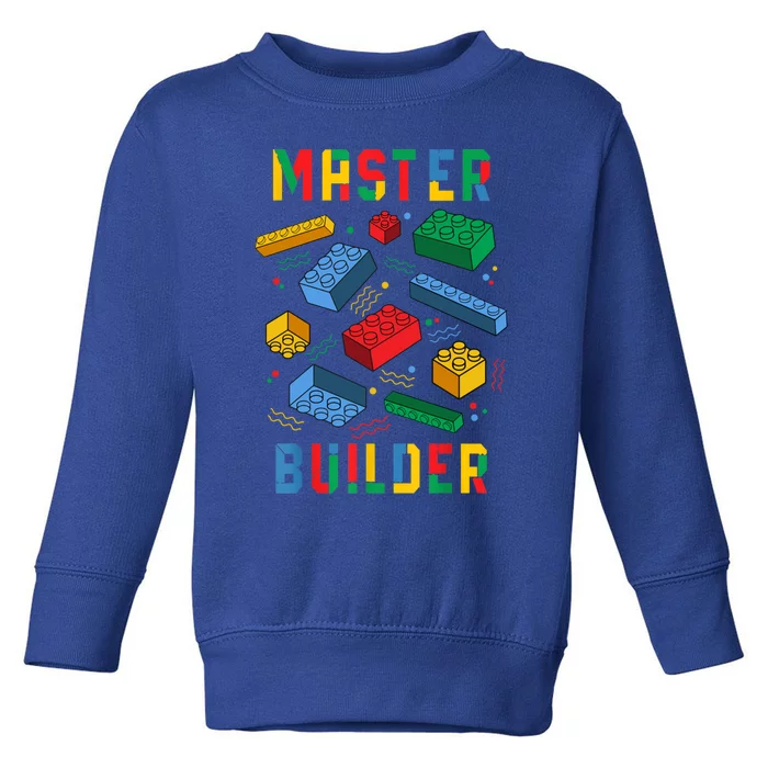 Brick Builder Funny Blocks Building Master Builder Toys Gift Toddler Sweatshirt