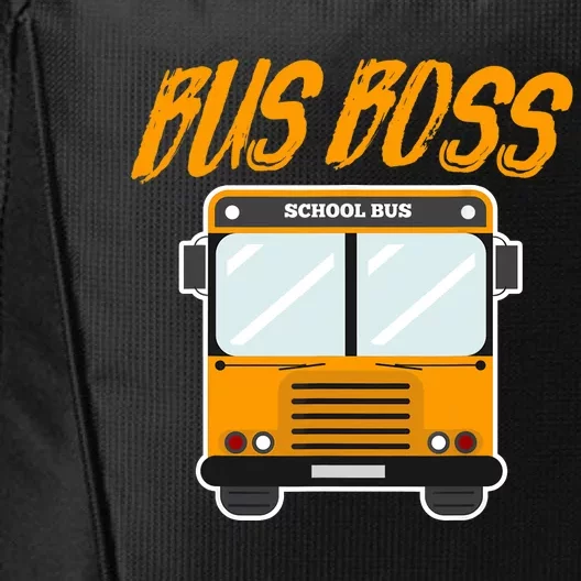 Bus Boss Funny School Bus Driver City Backpack