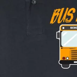 Bus Boss Funny School Bus Driver Softstyle Adult Sport Polo