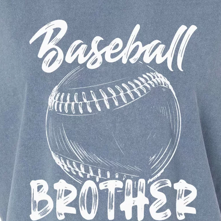 Baseball Brother For Family Matching funny Players Team Garment-Dyed Women's Muscle Tee