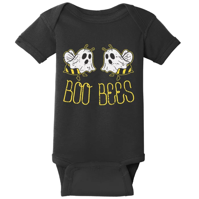 Boo Bees Funny Couples Halloween Costume Baby Bodysuit