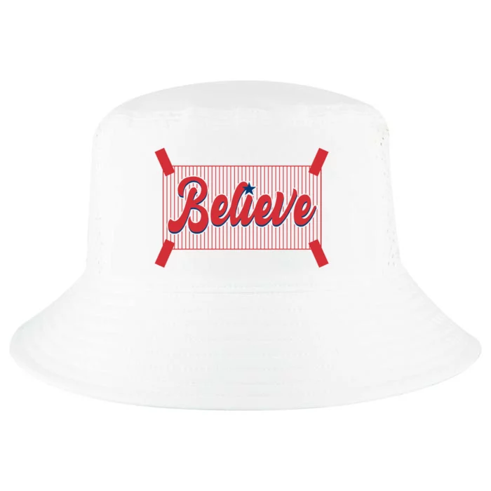 Believe Baseball Fan Philadelphia Baseball Cool Comfort Performance Bucket Hat