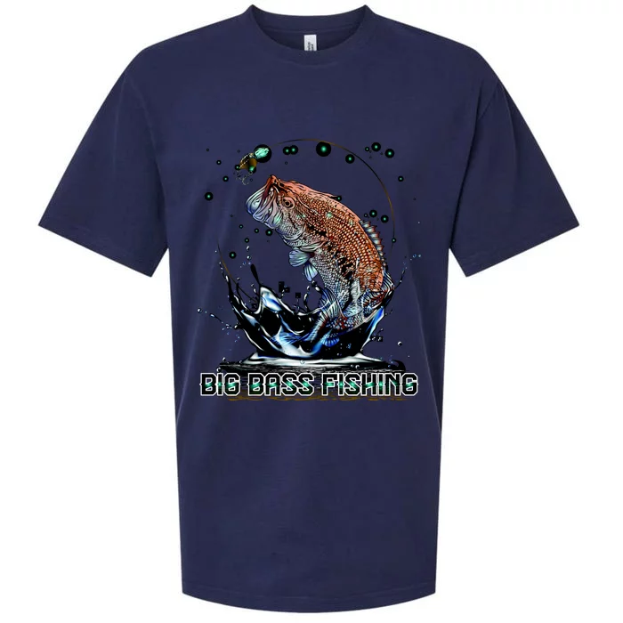 Big Bass Fishing Sueded Cloud Jersey T-Shirt