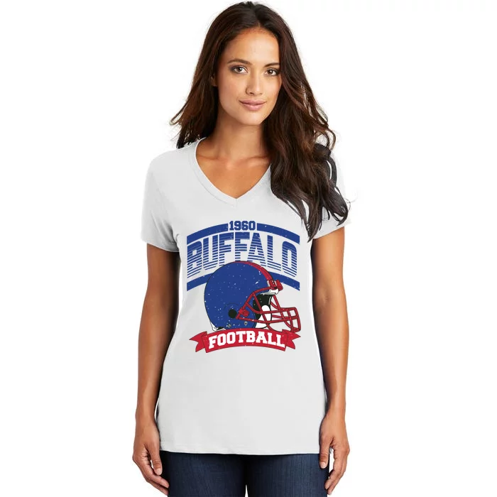 Buffalo Bull Football Team Supporter Women's V-Neck T-Shirt