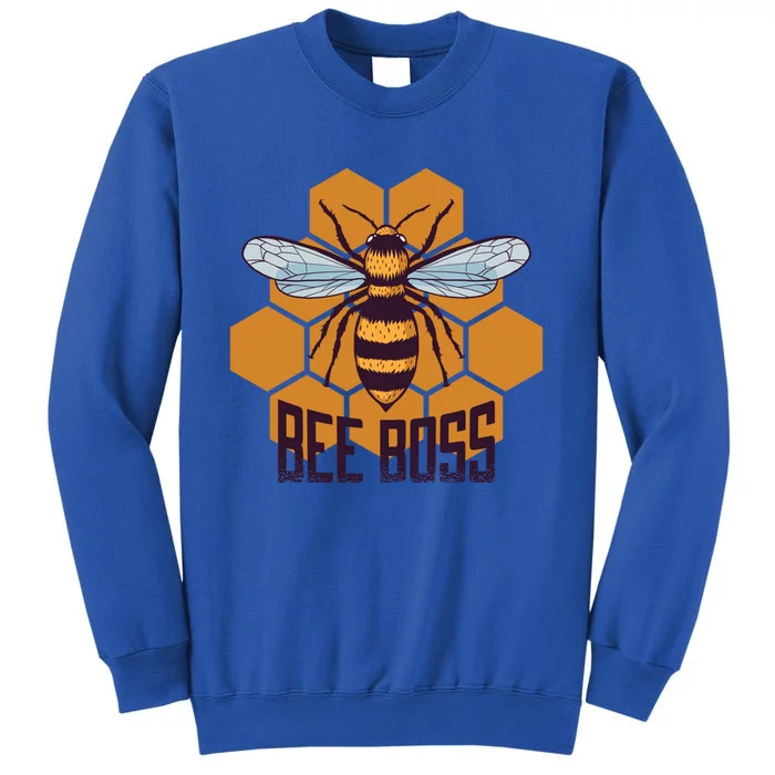 Bee Boss For Beekeepers Who Grow Bees Gift Tall Sweatshirt