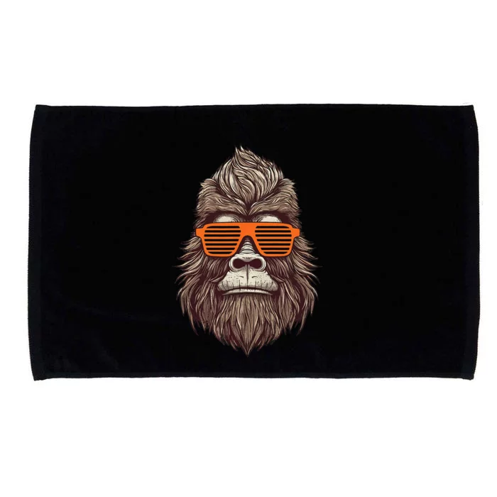 Bigfoot Birthday For Cool Striped Animal Theme Party Microfiber Hand Towel