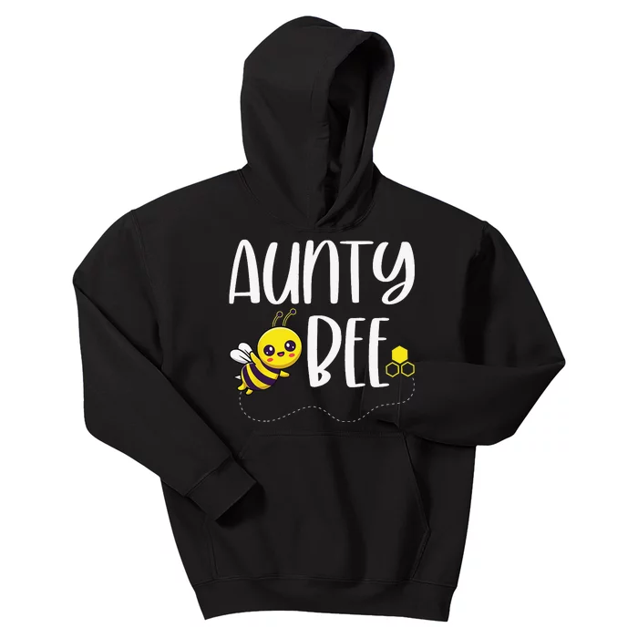 Birthday Bee Family Matching Aunty Bee Auntie Beekeeper Aunt Kids Hoodie