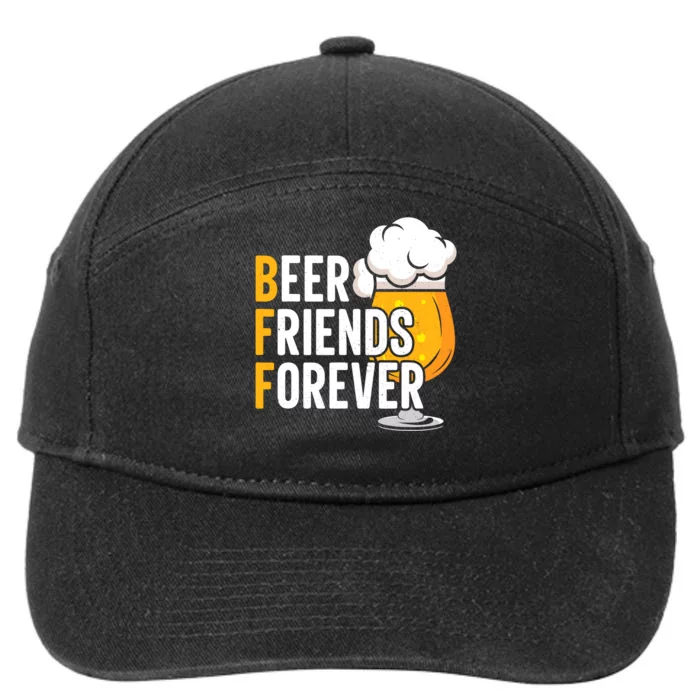 BFF Beer Friends Forever Happy Oktoberfest 7-Panel Snapback Hat