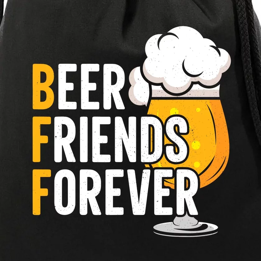 BFF Beer Friends Forever Happy Oktoberfest Drawstring Bag