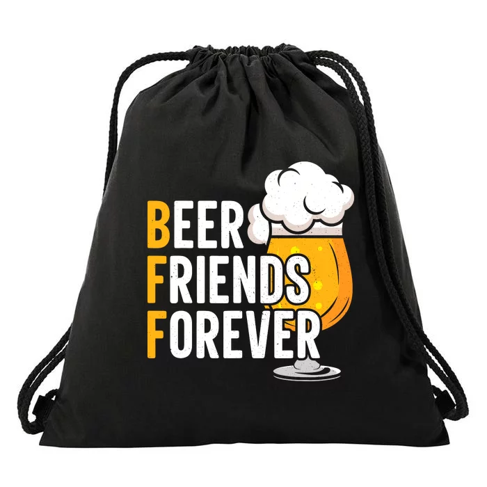 BFF Beer Friends Forever Happy Oktoberfest Drawstring Bag