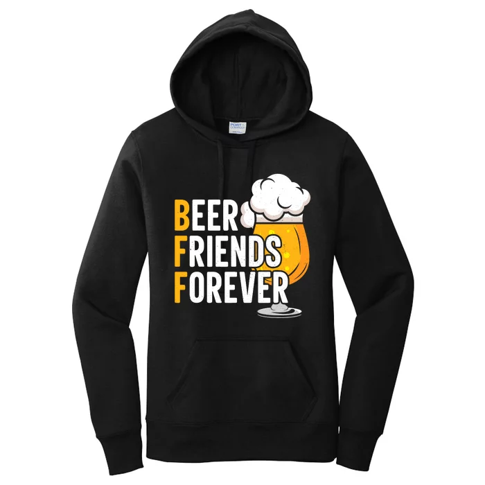 BFF Beer Friends Forever Happy Oktoberfest Women's Pullover Hoodie