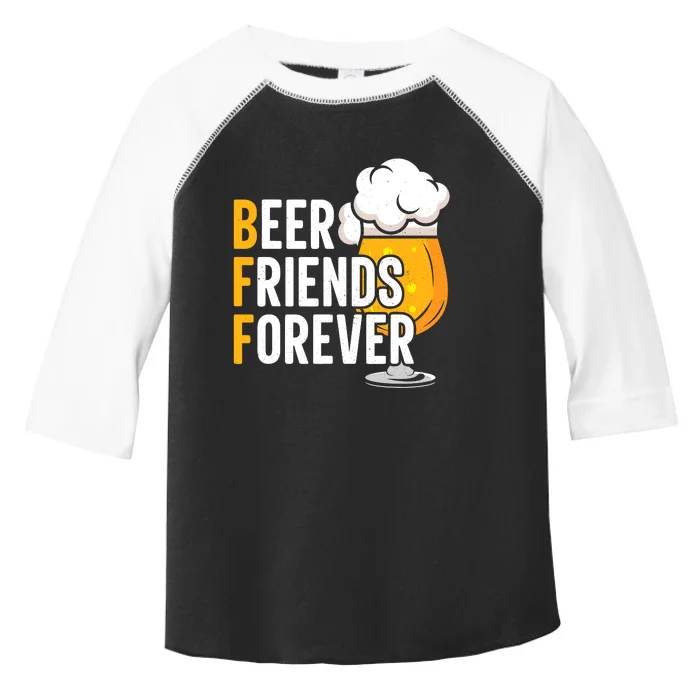 BFF Beer Friends Forever Happy Oktoberfest Toddler Fine Jersey T-Shirt