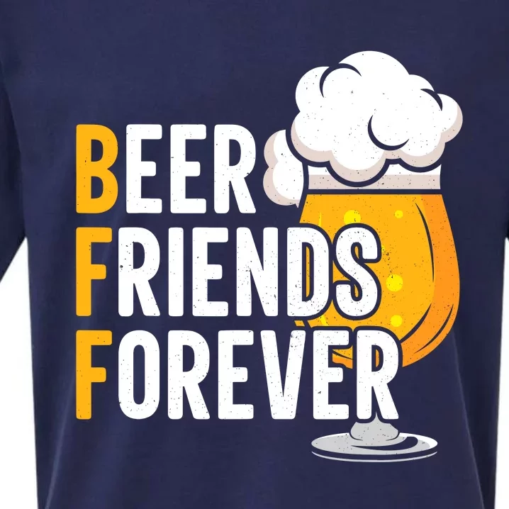 BFF Beer Friends Forever Happy Oktoberfest Sueded Cloud Jersey T-Shirt