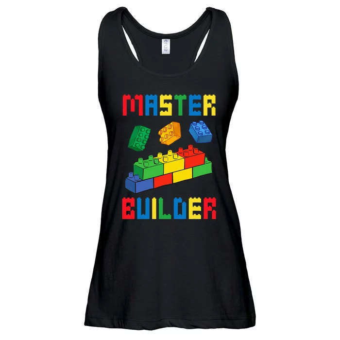 Brick Builder Funny Blocks Building Master Builder Ladies Essential Flowy Tank