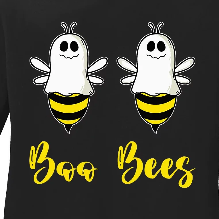 Boo Beez Funny Bee  Halloween Costume Bees Ladies Long Sleeve Shirt