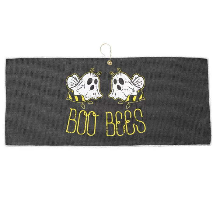 Boo Bees Funny Couples Halloween Costume For Adult Her Large Microfiber Waffle Golf Towel