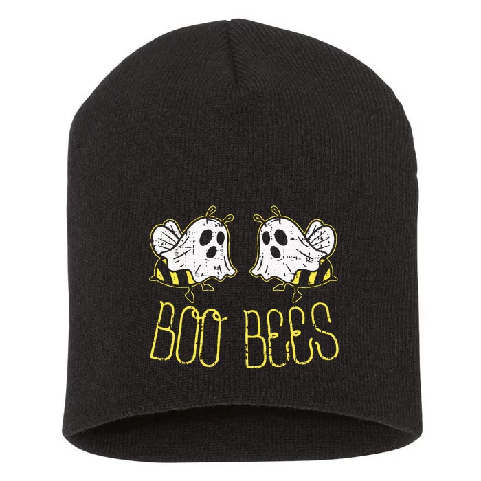 Boo Bees Funny Couples Halloween Costume For Adult Her Short Acrylic Beanie