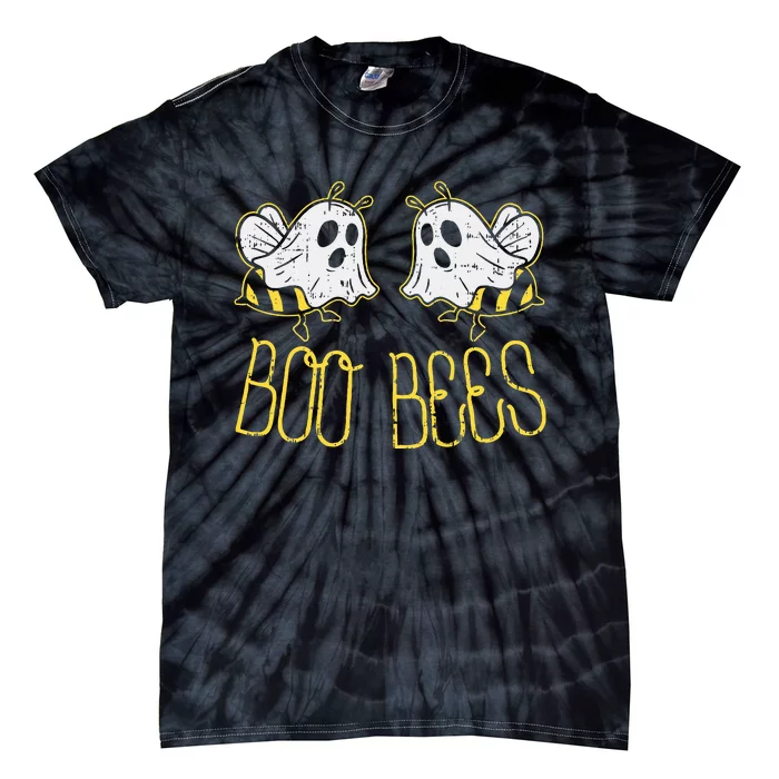 Boo Bees Funny Couples Halloween Costume Tie-Dye T-Shirt