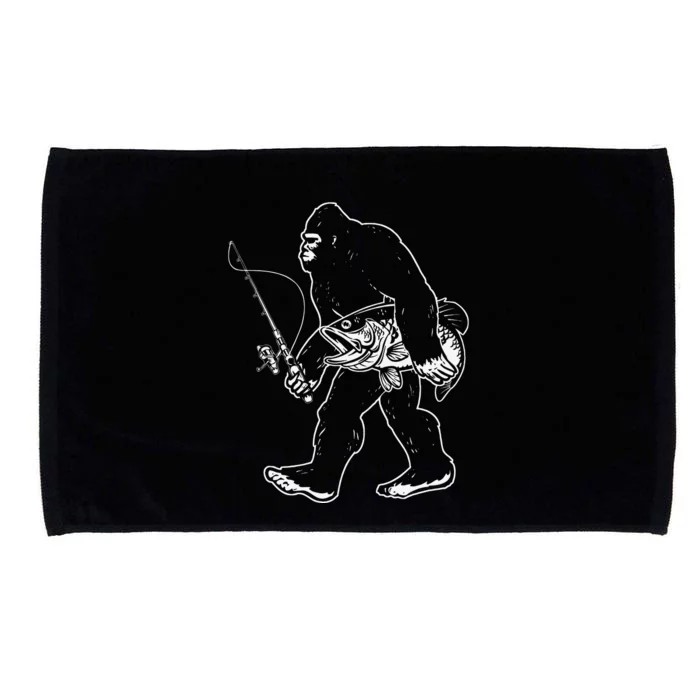 Bigfoot Bass Fishing Gear Sasquatch Microfiber Hand Towel