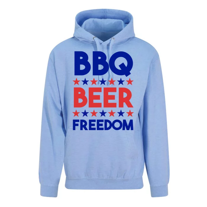 Bbq Beer Freedom 4th Of July Summer Party Gift America Usa Great Gift Unisex Surf Hoodie